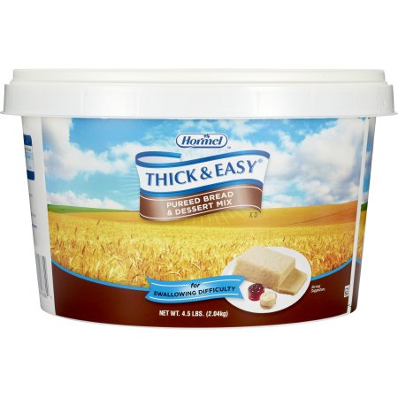Food and Beverage Thickener Thick & Easy® Pureed Bread Mix 4.5 lbs. Tub Bread Mix Flavor Powder IDDSI Level 0 Thin