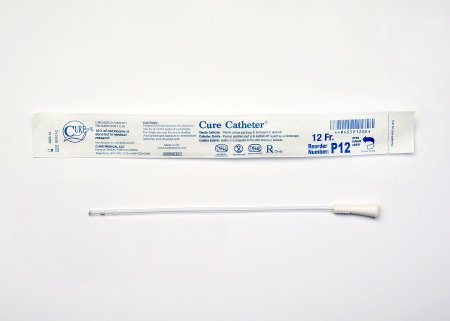 Urethral Catheter Cure Catheter™ Straight Tip Uncoated PVC 12 Fr. 10 Inch