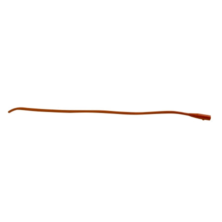 Urethral Catheter Bardia® Coude Olive Tip Red Rubber 16 Fr. 16 Inch