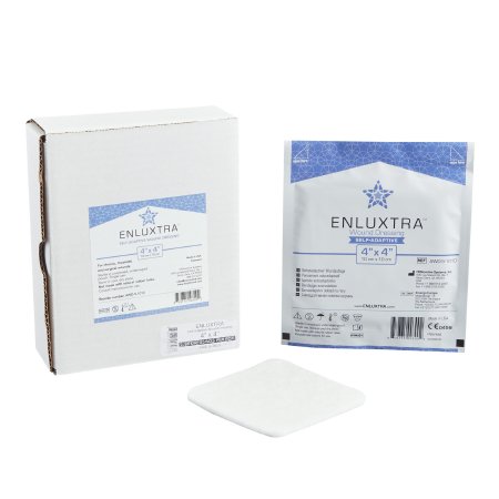 Super Absorbent Dressing Enluxtra™ Self-Adaptive 4 X 4 Inch Square