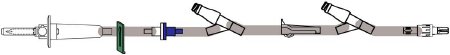 Primary IV Administration Set Bravo 24® Gravity 2 Ports 15 Drops / mL Drip Rate Without Filter 106 Inch Tubing Solution