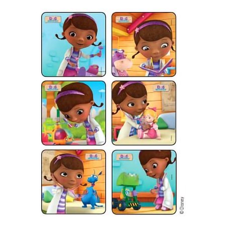 Disney® 75 per Pack Doc McStuffins Sticker 2-1/2 Inch