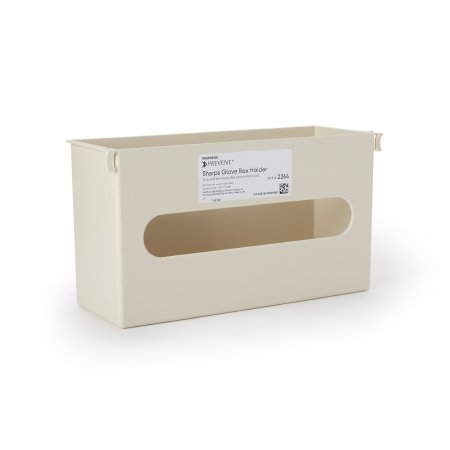 Glove Box Holder McKesson Prevent® Vertical Mounted 1-Box Capacity Putty 3-7/8 X 6-1/2 X 11 Inch Plastic