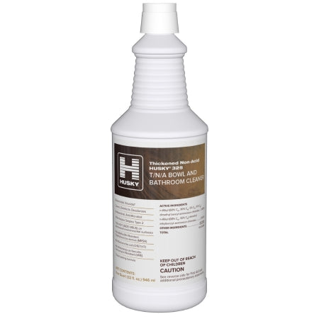 Thickened Non-Acid Husky® Surface Disinfectant Cleaner Quaternary Based Manual Pour Liquid 32 oz. Bottle Floral Scent NonSterile