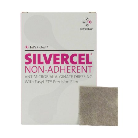 Silver Alginate Dressing Silvercel™ Antimicrobial 4 X 8 Inch Rectangle Sterile