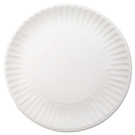 Plate Dixie® White Single Use Paper 9 Inch Diameter