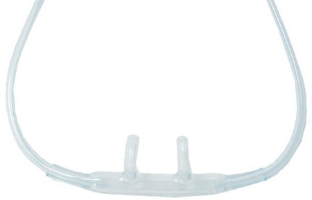 ETCO2 Nasal Sampling Cannula with O2 Delivery Low Flow Delivery Cozy Adult Curved Prong / NonFlared Tip