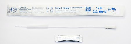 Urethral Catheter Cure Catheter™ Straight Tip Hydrophilic Coated Plastic 12 Fr. 16 Inch