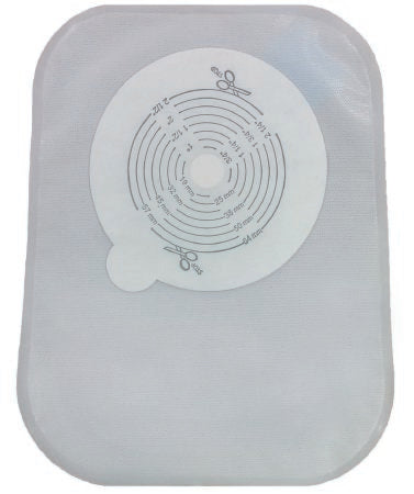 Ostomy Pouch Securi-T™ One-Piece System 8 Inch Length Closed End Flat, Trim To Fit
