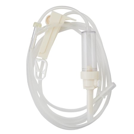 Primary IV Administration Set ExeLInt® Gravity 1 Port 15 Drops / mL Drip Rate Without Filter 78 Inch Tubing Solution