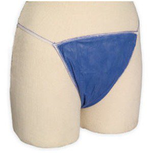 Bikini Panty Tidi® Blue One Size Fits Most Disposable