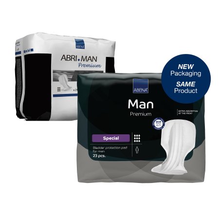 Incontinence Liner Abri-Man™ Special 29 Inch Length Heavy Absorbency Fluff / Polymer Core One Size Fits Most