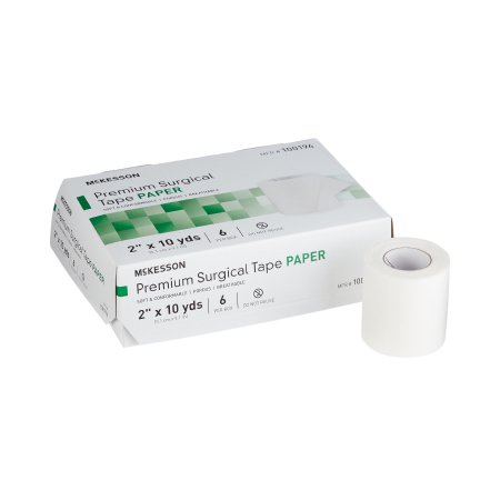 Medical Tape McKesson White 2 Inch X 10 Yard Paper NonSterile