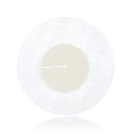 Foam Dressing BorderedFoam® 4 Inch Diameter With Border Waterproof Backing Nonacrylic Adhesive Fenestrated Round Sterile