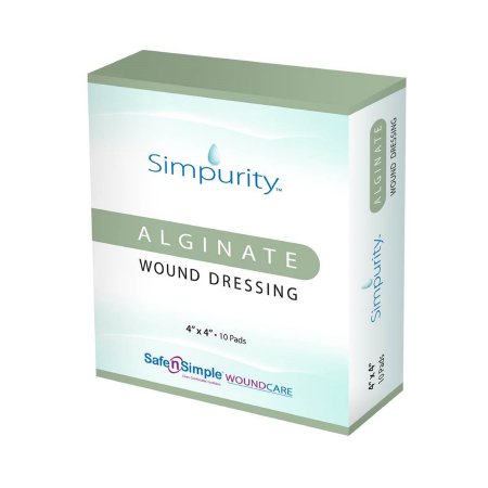 Alginate Dressing Simpurity™ 4 X 4 Inch Square