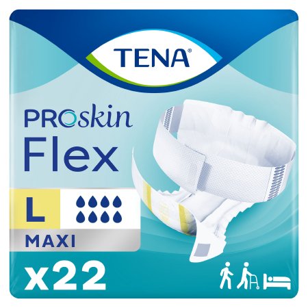 Unisex Adult Incontinence Belted Undergarment TENA® ProSkin™ Flex Maxi Size 16 Disposable Heavy Absorbency