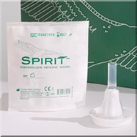 Male External Catheter Spirit™2 Self-Adhesive Band Hydrocolloid Silicone Medium