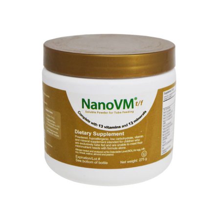 Pediatric Tube Feeding Formula NanoVM® tf 275 Gram Jar Powder Vitamins / Minerals Food Allergies