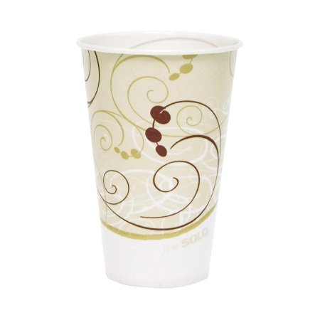 Drinking Cup Solo® 12 oz. Symphony® Print Wax Coated Paper Disposable