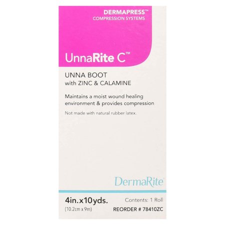 Unna Boot UnnaRite C™ 3 Inch X 10 Yard Calamine / Zinc Oxide
