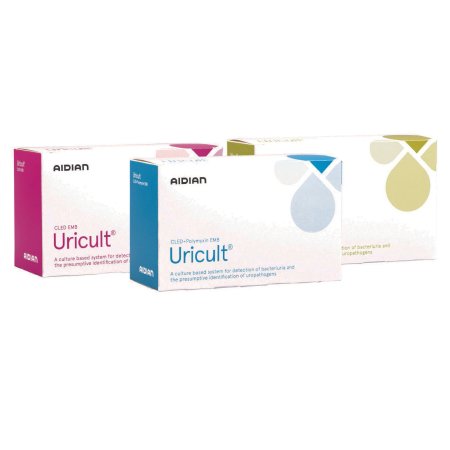 Urinalysis Test Kit Uricult® CLED / EMB 10 Tests CLIA Non-Waived