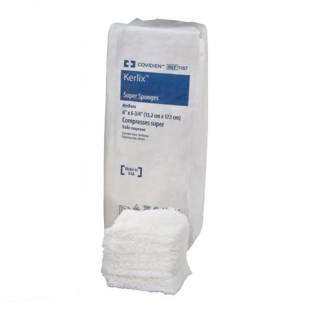 Fluff Dressing Kerlix™ 6 X 6-3/4 Inch 100 per Pack NonSterile 12-Ply Rectangle