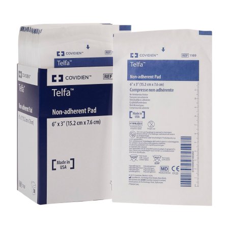 Non-Adherent Dressing Telfa™ Ouchless 3 X 6 Inch Sterile Rectangle