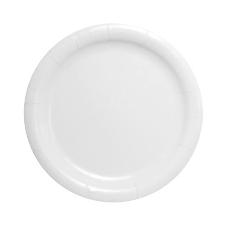 Plate Bare® Eco-Forward® White Single Use Paper 9 Inch Diameter