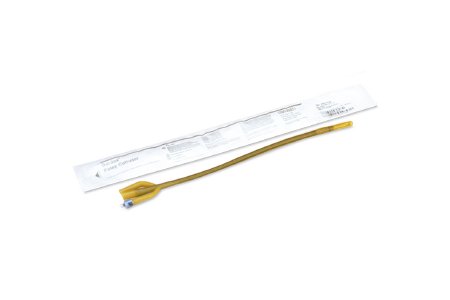 Foley Catheter Bardex® I.C. 2-Way Standard Tip 5 cc Balloon 18 Fr. Silver Hydrogel Coated Latex