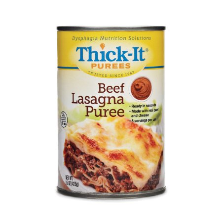 Thickened Food Thick-It® 15 oz. Can Beef Lasagna Flavor Puree IDDSI Level 4 Extremely Thick/Pureed