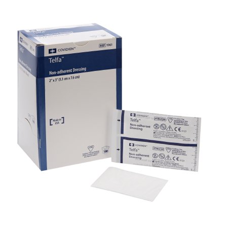 Non-Adherent Dressing Telfa™ Ouchless 2 X 3 Inch Sterile Rectangle