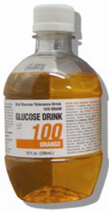 Glucose Tolerance Beverage Glucose Drink Orange 100 Gram 10 oz. per Bottle