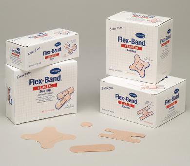 Adhesive Strip Flex-Band® 1 X 1-1/4 Inch Fabric Oval Tan Sterile