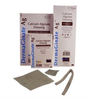 Silver Alginate Dressing DermaGinate/ Ag™ 2 X 2 Inch Square Sterile