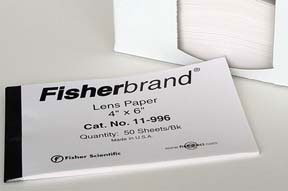 Lens Paper Fisherbrand® Cleaning Glass Lenses