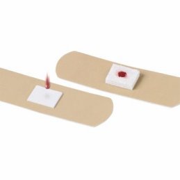 Adhesive Pressure Bandage Sureseal® 1-1/4 X 2-3/4 Inch Cellulose Rectangle Tan Sterile