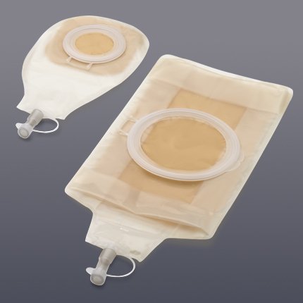 Wound Drainage Pouch NonSterile FlexWear Skin Flat Barrier