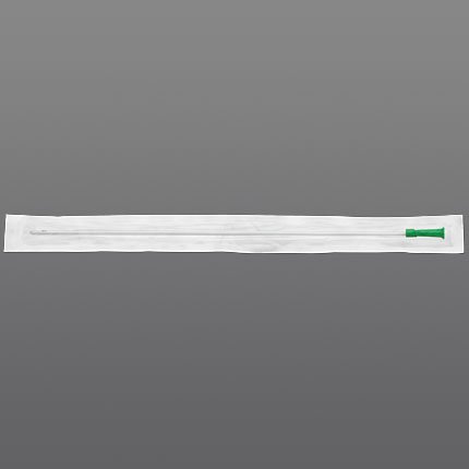 Urethral Catheter Apogee® IC Straight Tip / Firm Uncoated PVC 14 Fr. 16 Inch