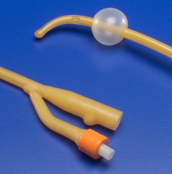 Foley Catheter Ultramer™ 2-Way Coude Tip 30 cc Balloon 20 Fr. Hydrogel Coated Latex