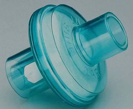 Electrostatic Filter Barrierbac™ S 22mm Male / 15-22 mm Female / 15 mm Male, 99.99% Efficiency, 19 Gm, 35 ml Dead Space, Hydrophobic Media