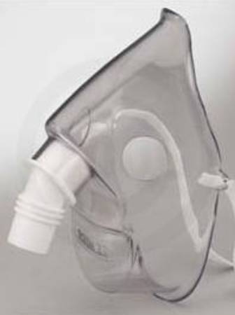 Aerosol Mask Sidestream® Elongated Style Adult One Size Fits Most Adjustable Head Strap