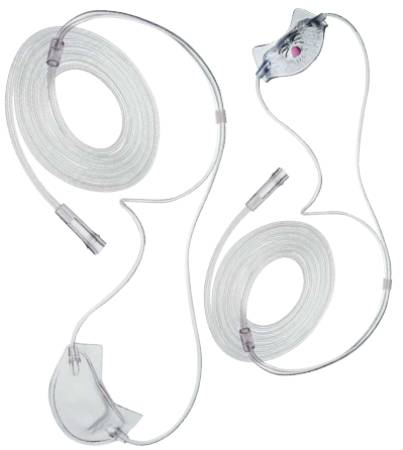 Nasal Mask Soft Plus® Biflo™ Nasal Style Adult One Size Fits Most Adjustable Head Strap