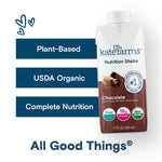 Kate Farms® Nutrition Shake, Chocolate, 11-ounce carton