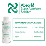 Fluid Solidifier Absorb! 1,200 cc Bottle 23.5 oz.