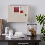 McKesson Prevent® Sharps Collector Wall Cabinet, 12¼ x 4¾ x 10 Inch