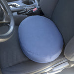 Mabis Healthcare Molded Foam Doughnut Seat Cushion, 16 Inch, Dark Blue