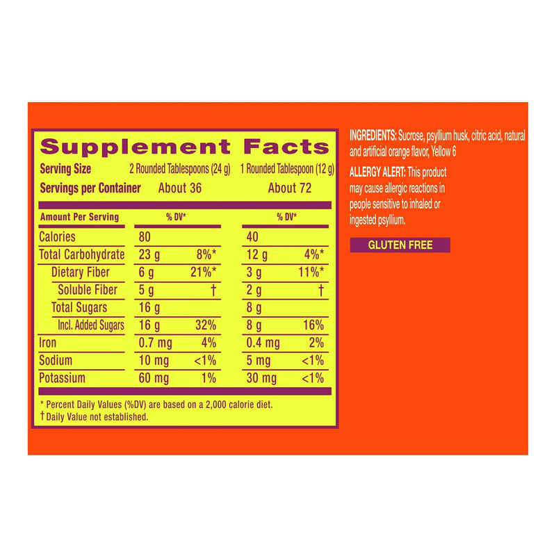 Metamucil Psyllium Husk Fiber Supplement