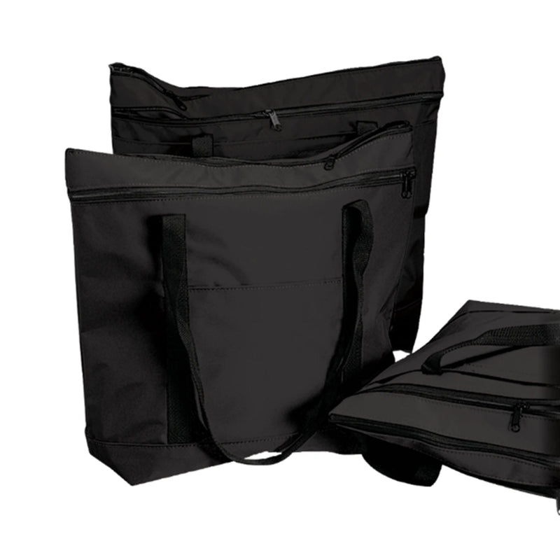 Nursing Tote Hopkins® Clean / Dirty Side Black Waterproof Material 4-3/4 X 14 X 14-3/4 Inch