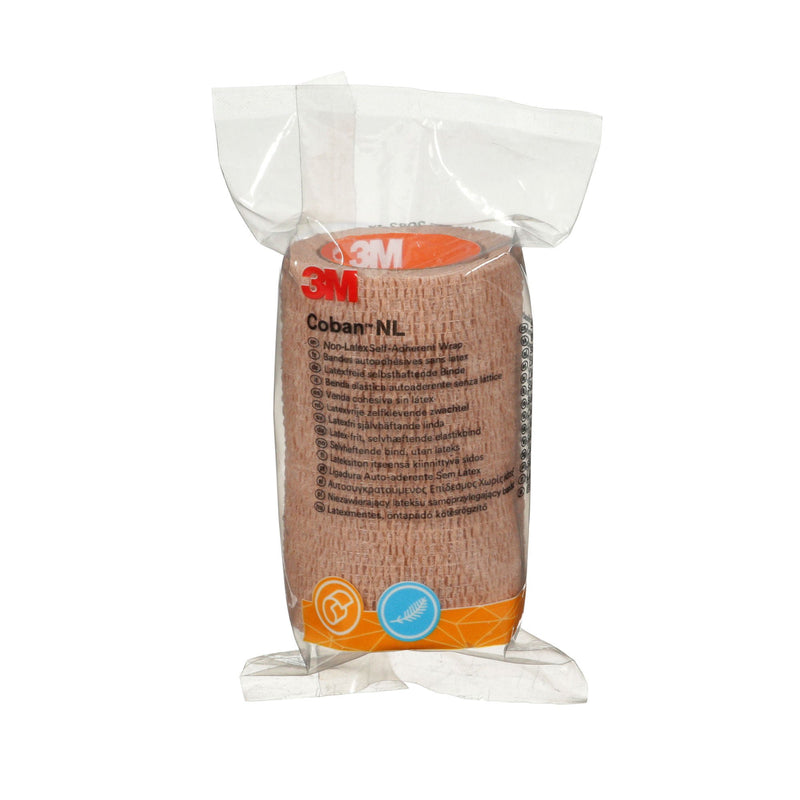 Cohesive Bandage 3M™ Coban™ NL 3 Inch X 2 Yard Self-adherent Closure Tan NonSterile Standard Compression