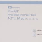 Kendall™ Hypoallergenic Paper Medical Tape, 1/2 Inch x 10 Yard, White